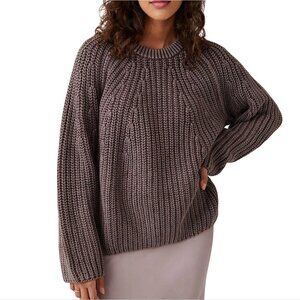 NWOT Free People Take Me Home Cotton Sweater (XS)